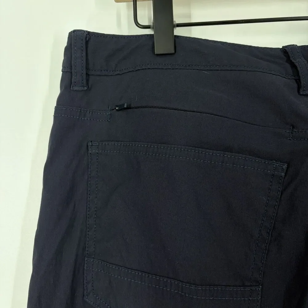 North Face Sprag 5 Pocket Pants Size 34x29 Mens Navy Twill Hiking Travel Stretch
